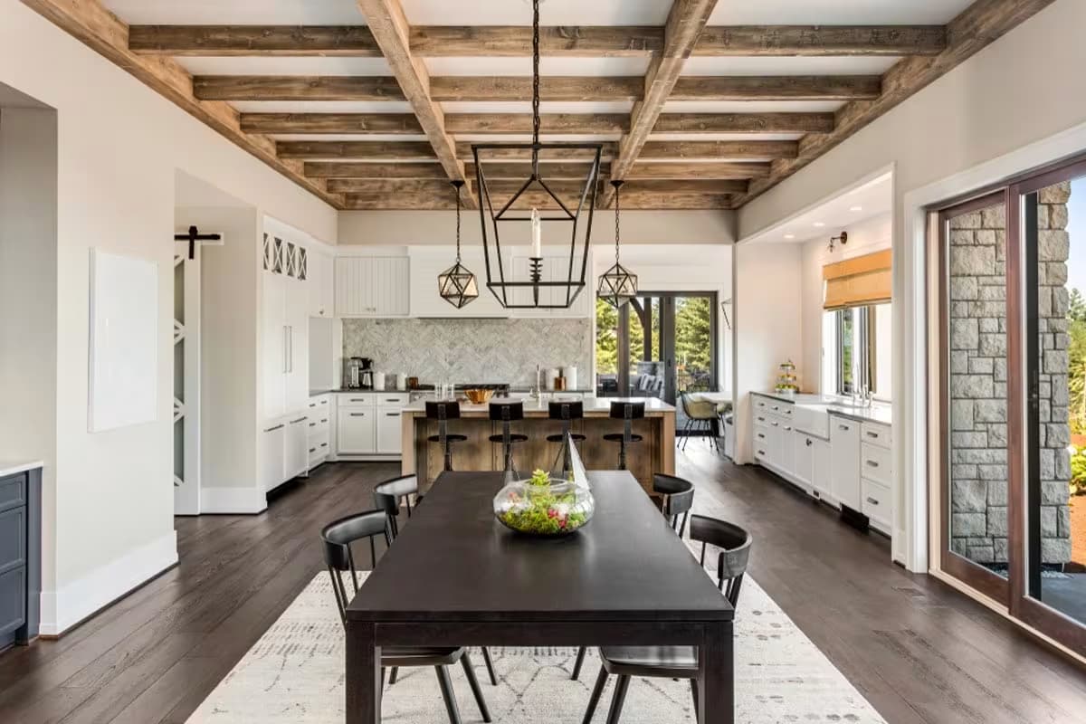 Aftermath of a beautiful full gut renovation in Washington DC showing open concept living